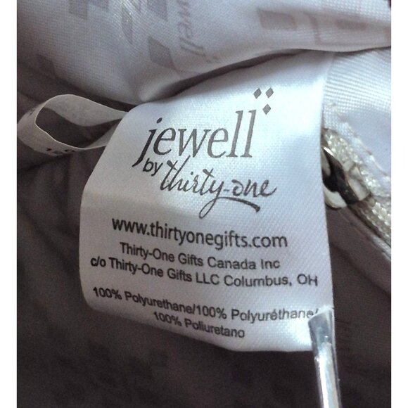 Jewel By Thirty-One Backpack Crushed Berry Maroon Pebble Finish Adjustable Strap - Picture 8 of 10